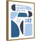 Cozy Cottage Blues II by Courtney Prahl 16-in. W x 20-in. H. Canvas Wall Art Print Framed in Gold